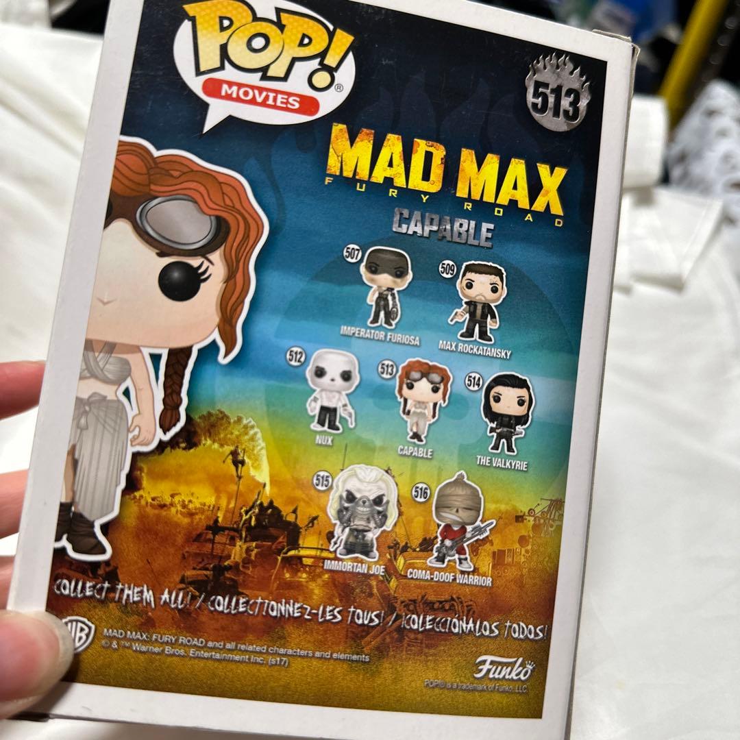 ポップ！/ マッドマックス 怒りのデス・ロード 新品　CAPABLE