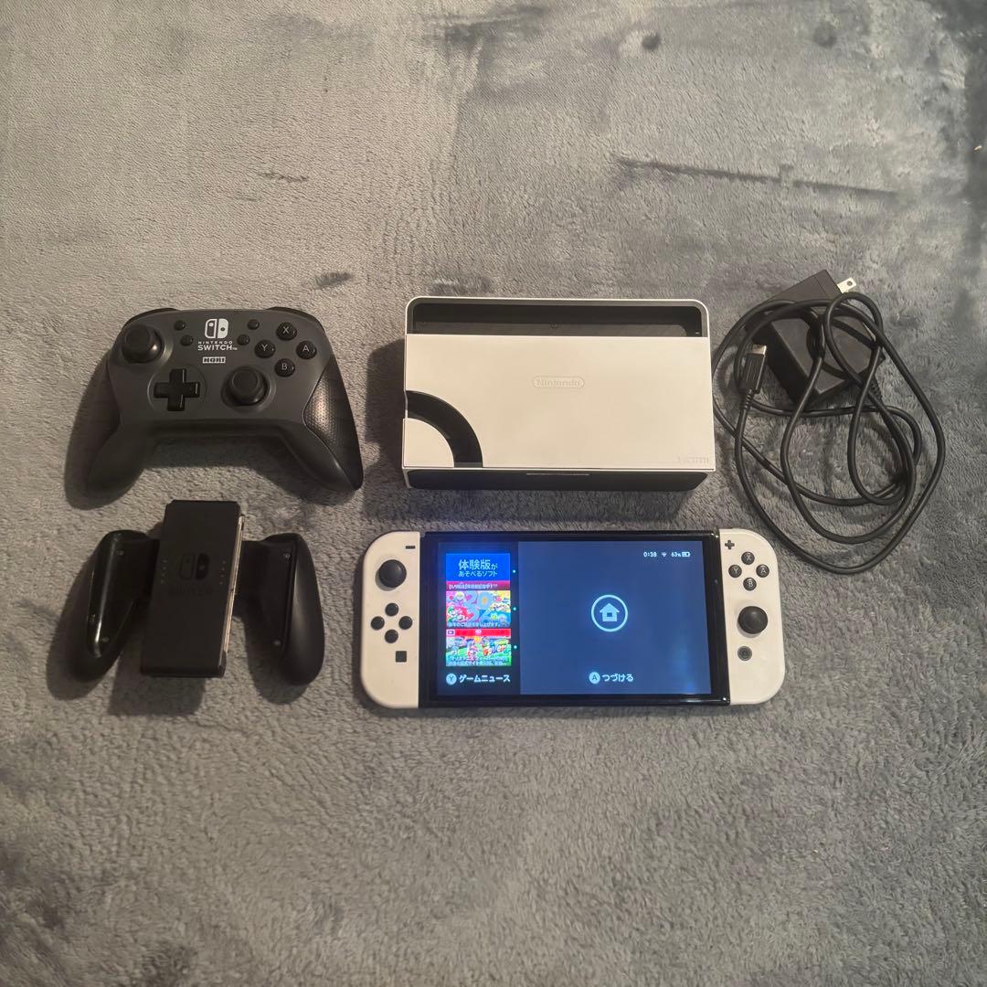 美品 Nintendo Switch ホワイト 動作確認済み