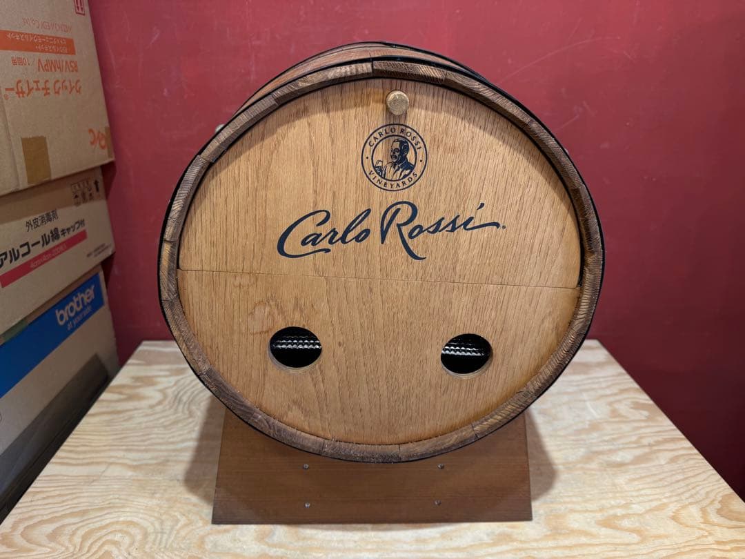 ［非売品］サントリー　カルロロッシワイン樽型サーバー(ボックスワイン用2個口)