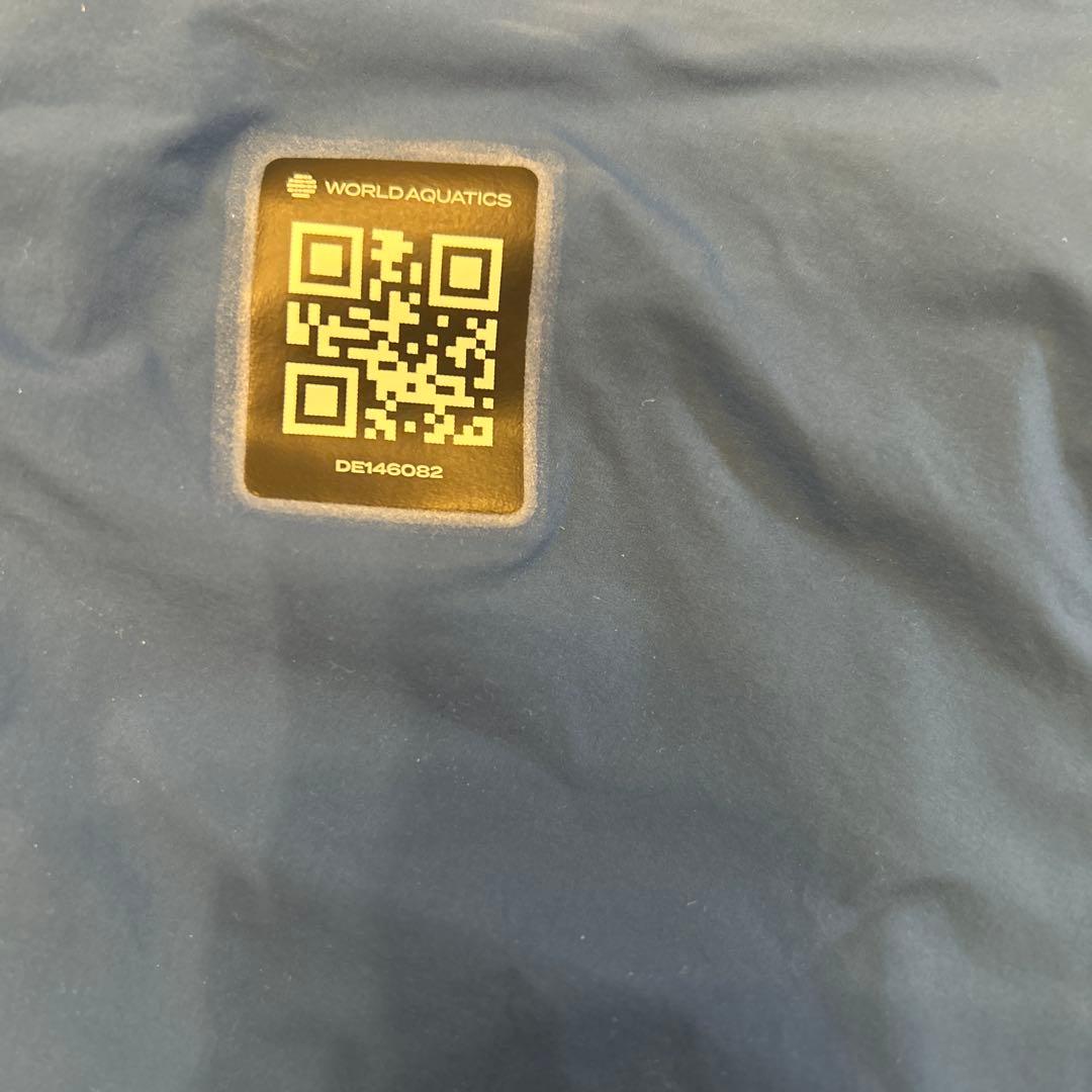 値下げ不可　arena 競泳水着 ネイビー ウエスト紐付き