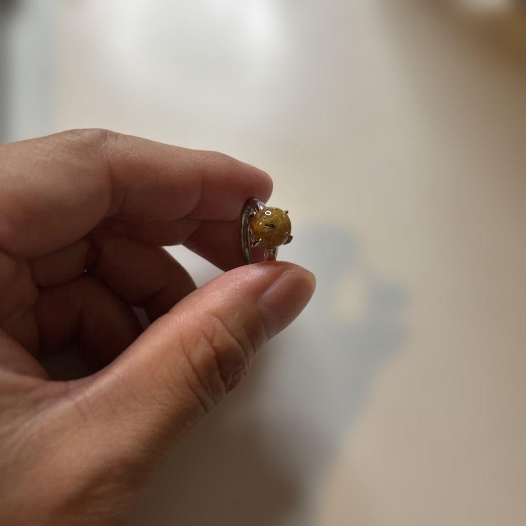 ルチルの指輪たん！綺麗！フリーサイズ！