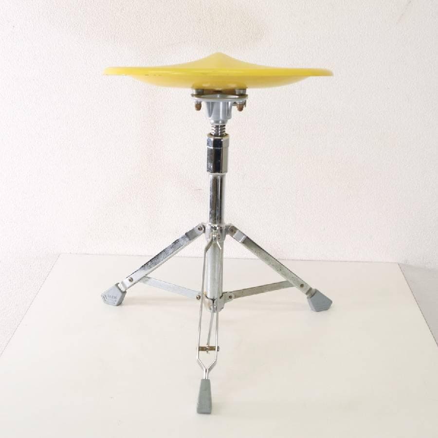 値下ダルトン X2 ビートスツール 廃番 イエロー 座面昇降回転インダストリアル