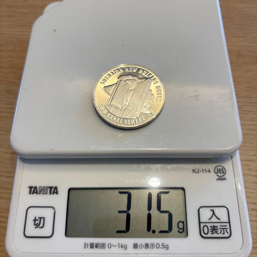 【激レア】銀貨 シェラトン ニューオーリンズ ホテル 記念