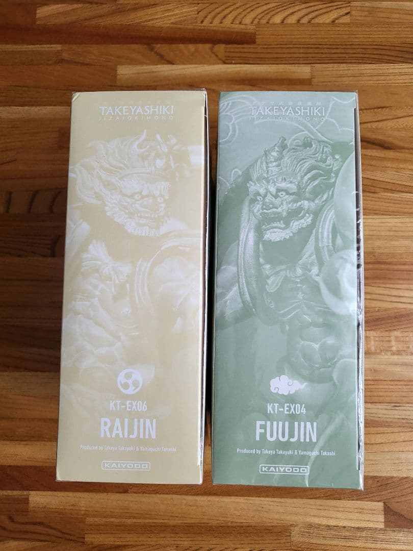 TAKEYASHIKI タケヤ自在置物 風神 雷神 2体セット