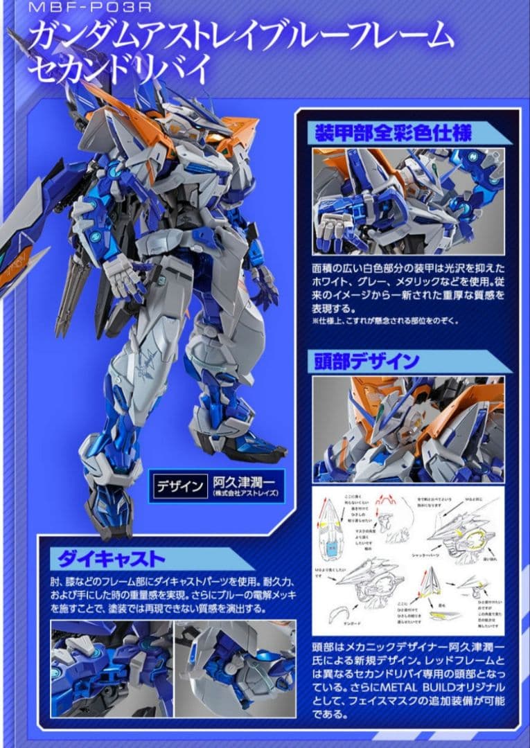 新品未開封　L BUILDブルーフレームセカンドリバイ