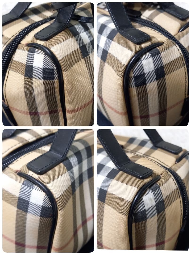 ●良品●　BURBERRY　ノバチェック　ハンドバッグ　ミニ　トート　保存袋付き