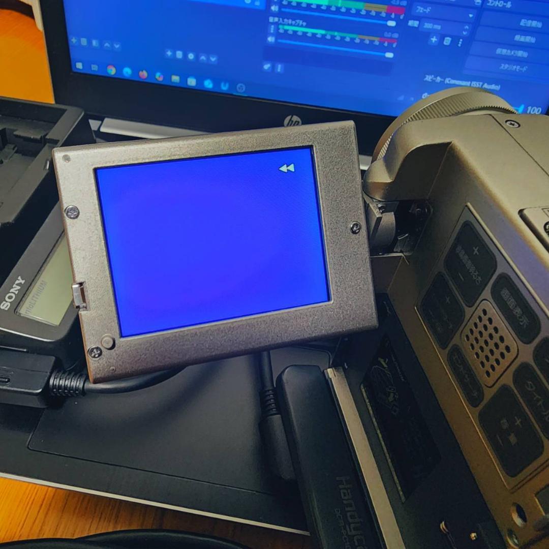 【動作確認済】高画質 SONY MiniDV ビデオカメラ DCR-PC10