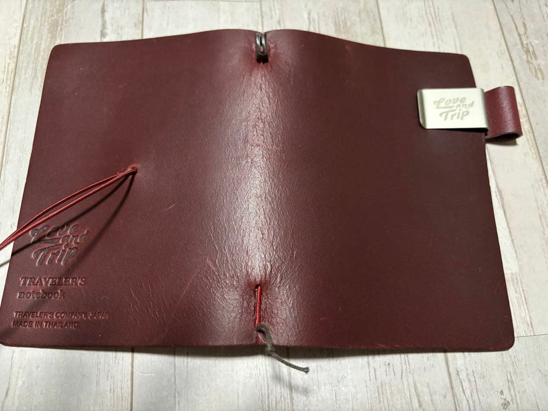 【限定】トラベラーズノートパスポートサイズ RED Love and Trip