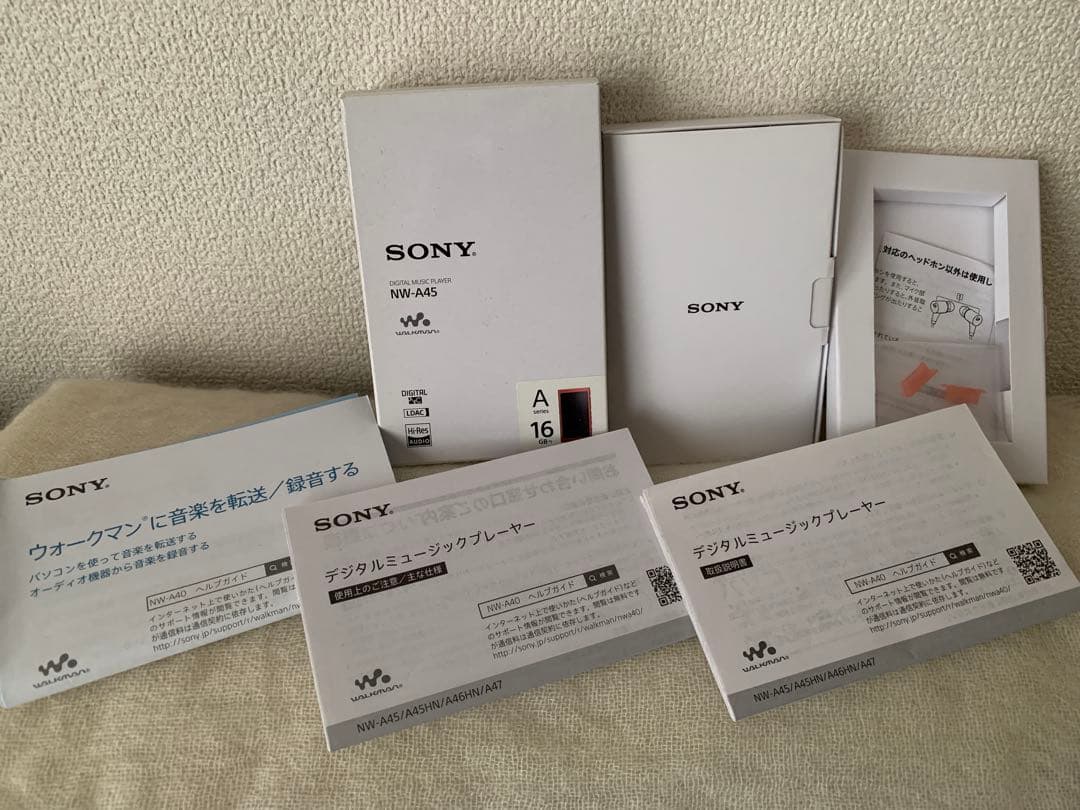 SONY ウォークマン NW-A45 トワイライトレッド　16GB