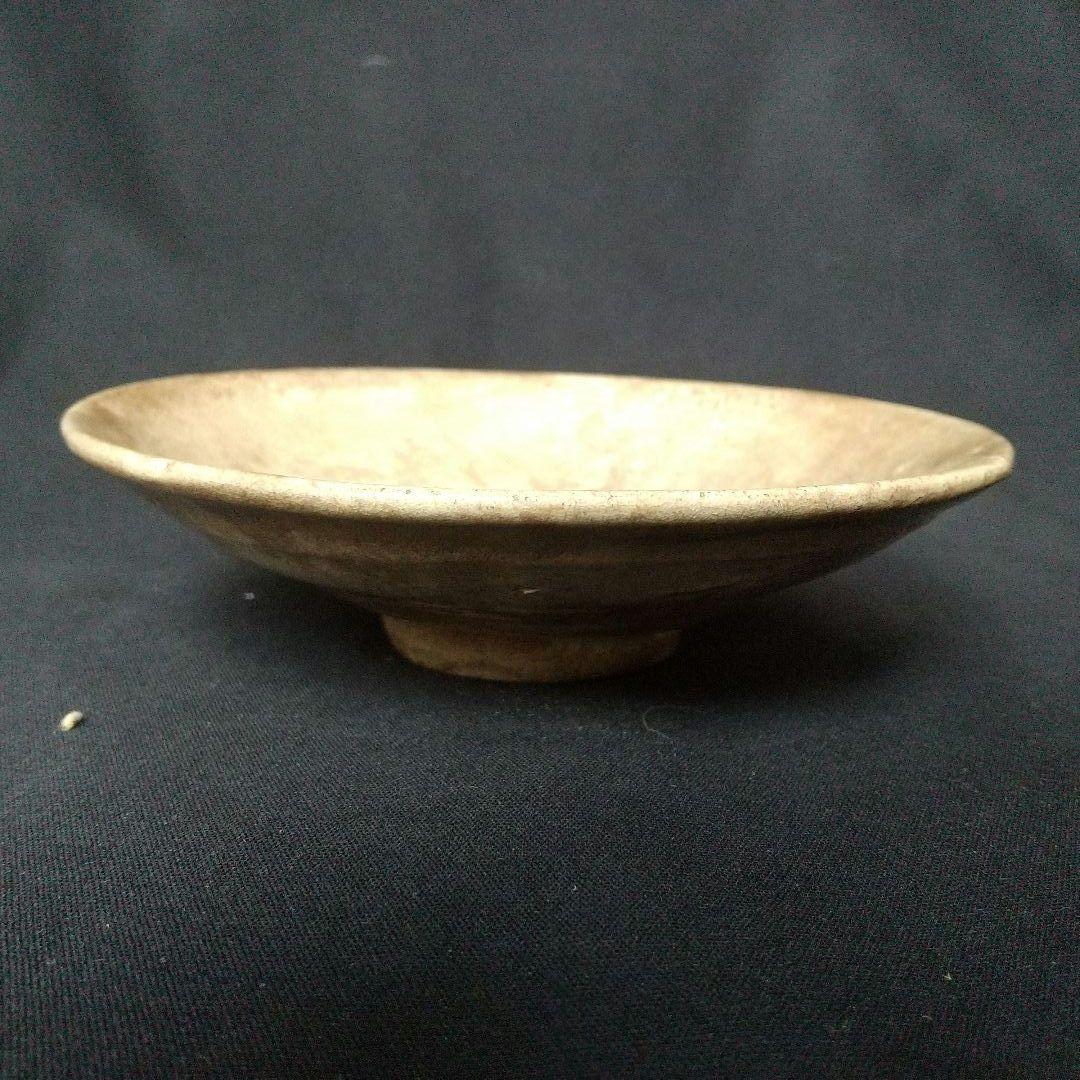 李朝 井戸脇 平茶碗 古箱あり 高麗 骨董 茶道具