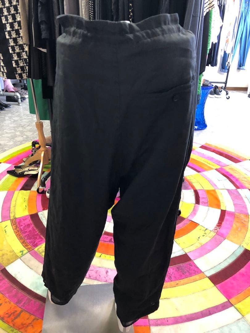 新品未使用タグ付き Y's ワイズ ブラック サルエルパンツ　M