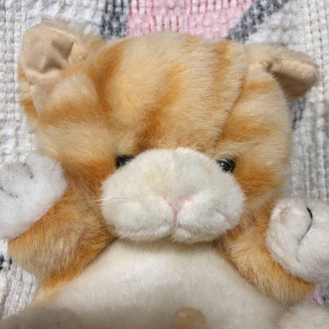 昭和レトロ　ファースト社　いたずら天使　ネコ　ぬいぐるみ　中古品　2コセット