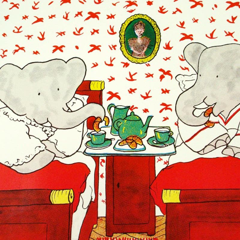 額装品/Le Petit Dejeuner Babar（ジャン ド ブリュノフ）