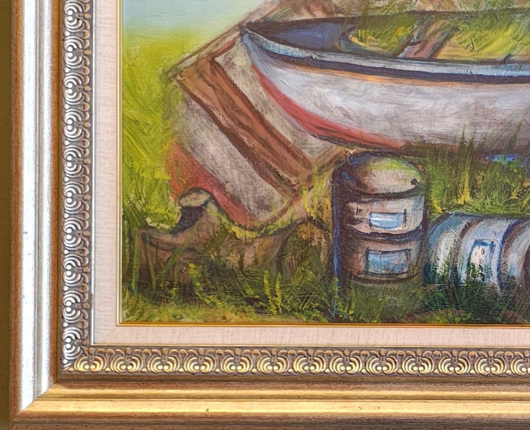 F12 額縁 + 油彩画