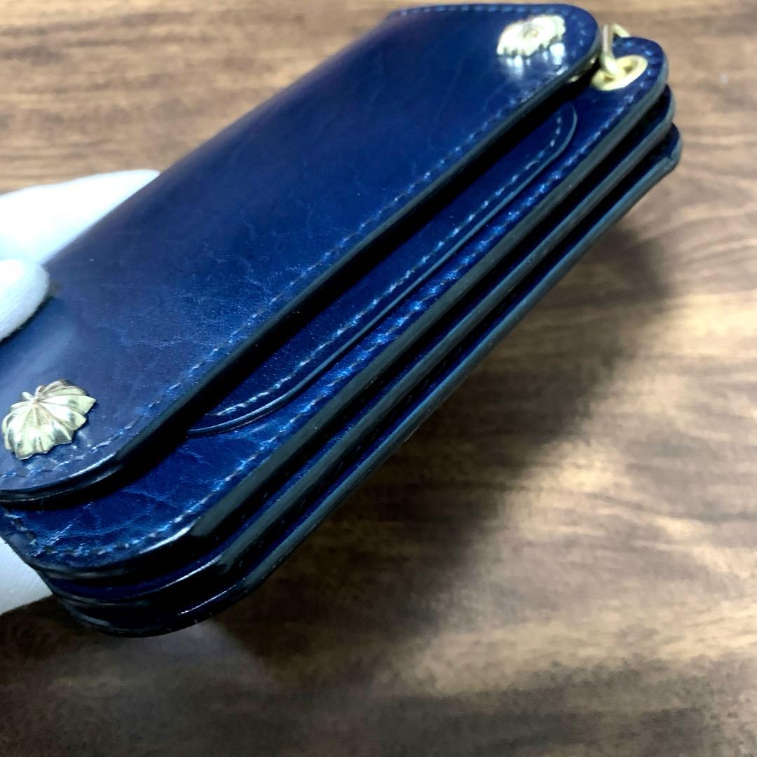 トラッカーウォレット　ミドル　新喜皮革　ホースバット　CA008