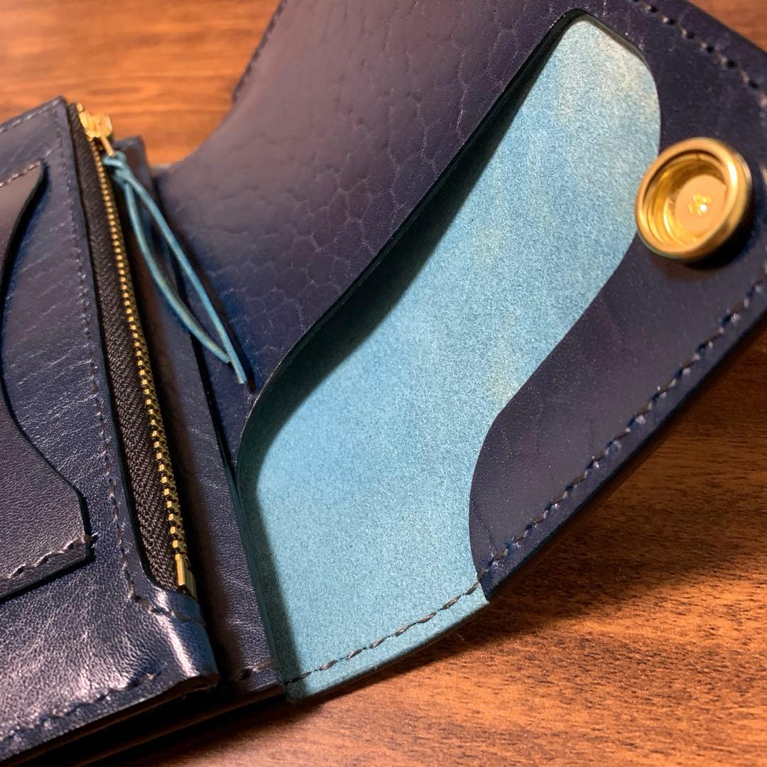 トラッカーウォレット　ミドル　新喜皮革　ホースバット　CA008