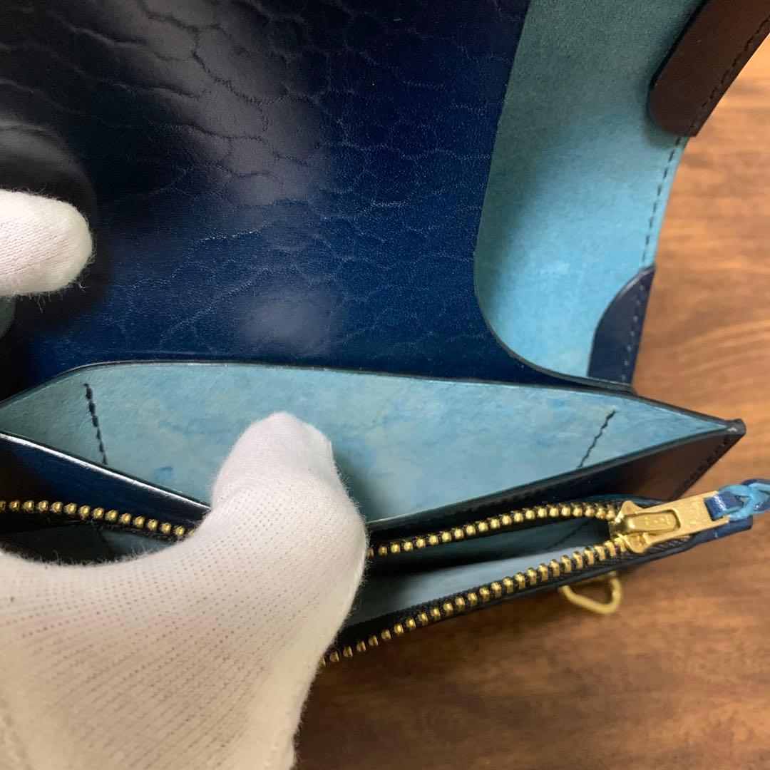 トラッカーウォレット　ミドル　新喜皮革　ホースバット　CA008