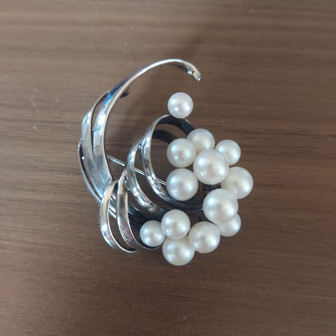 タサキパールフラワーブローチ