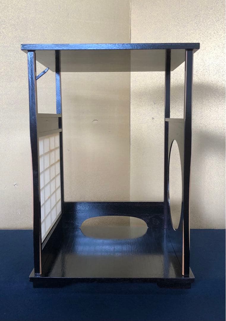 《R》茶道具 吉野棚 組立式 塗師 表恵作 共箱 260105か4