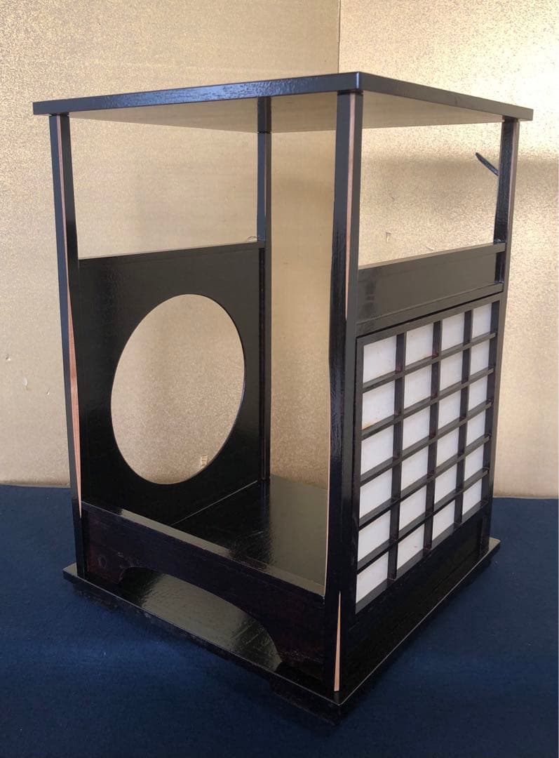 《R》茶道具 吉野棚 組立式 塗師 表恵作 共箱 260105か4