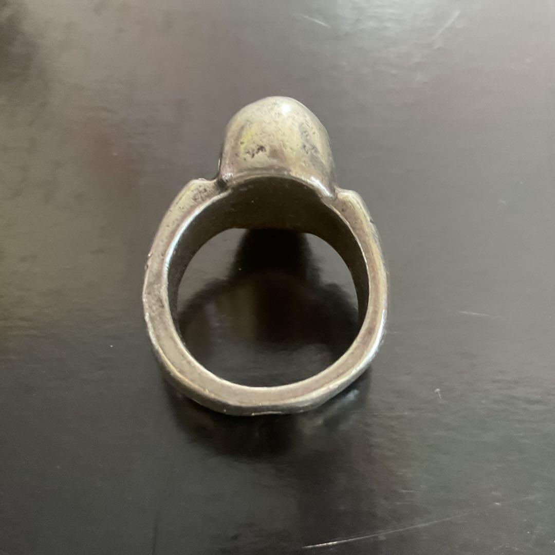 ガボール　スカルシルバーリング