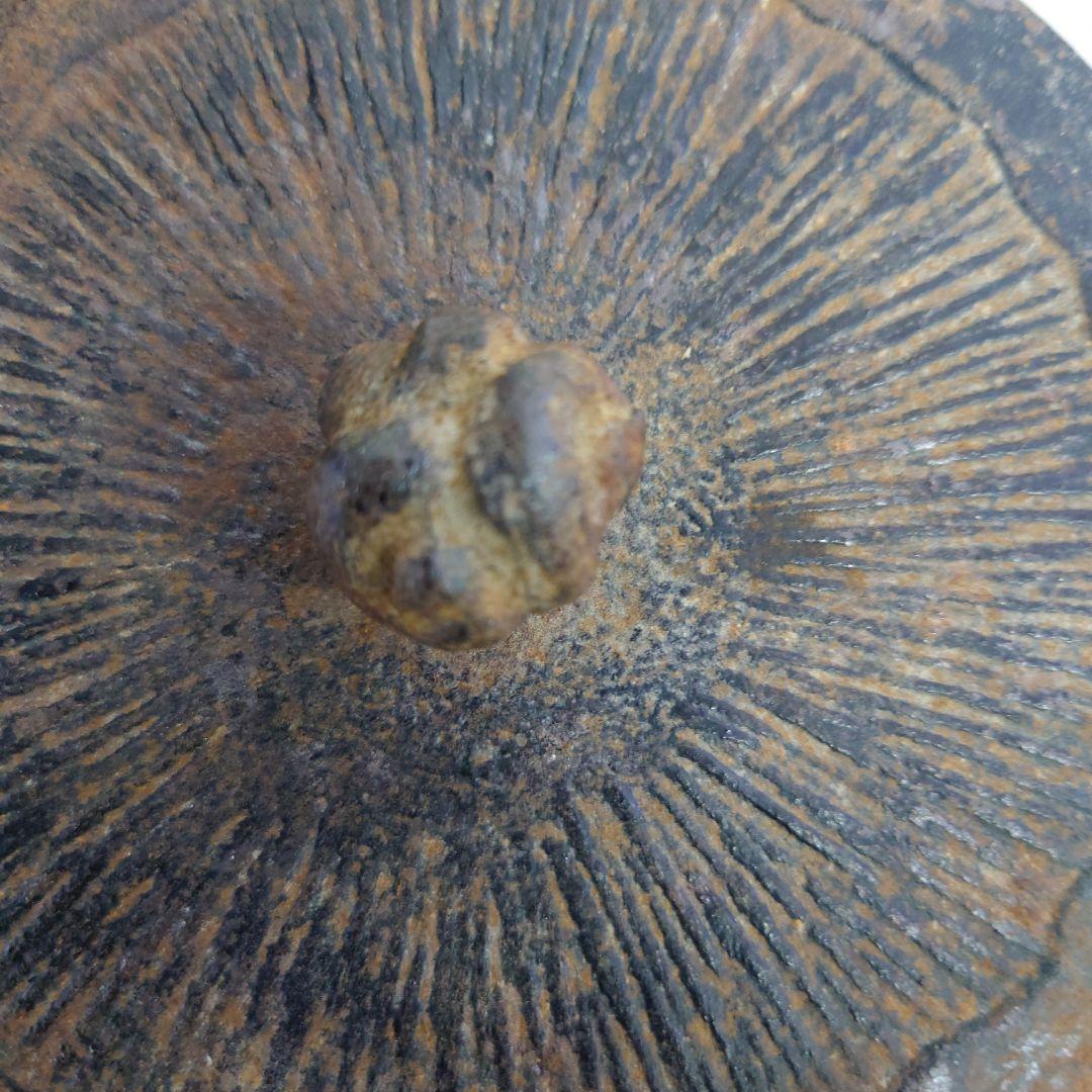 レトロ 花模様 鉄瓶