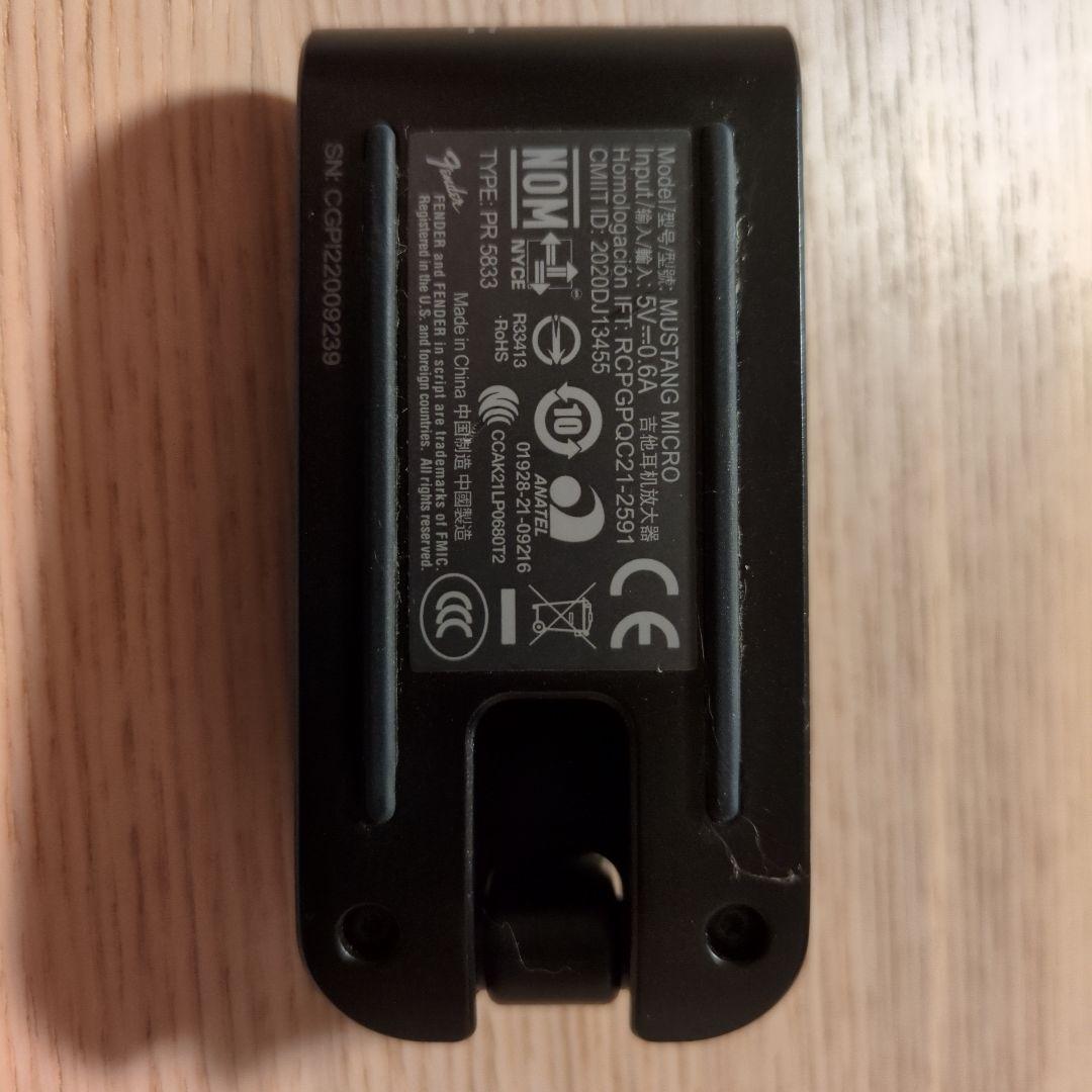 Fender Mustang Micro ギターエフェクター