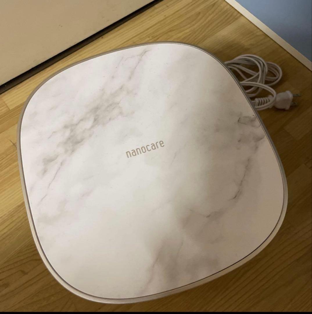 nanocare フェイススチーマー ホワイト/マーブル