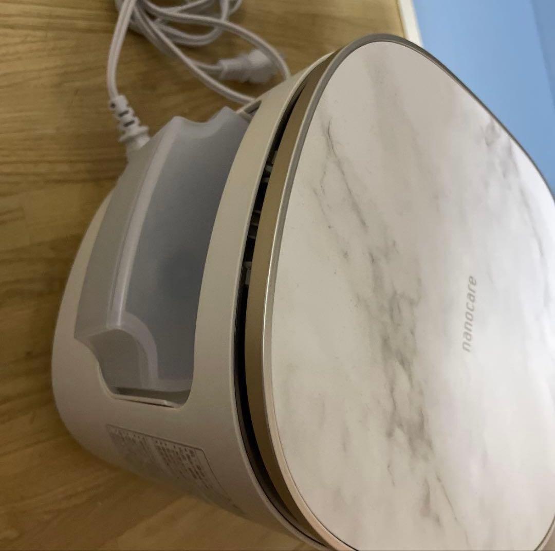 nanocare フェイススチーマー ホワイト/マーブル