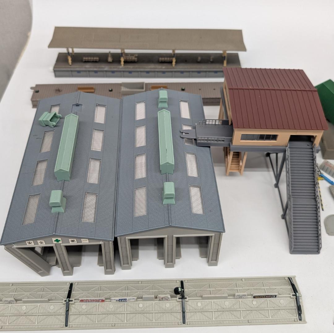 鉄道模型用 ジオラマ 解体品 部品 ジャンク 建物等 大量セット TOMIX 他