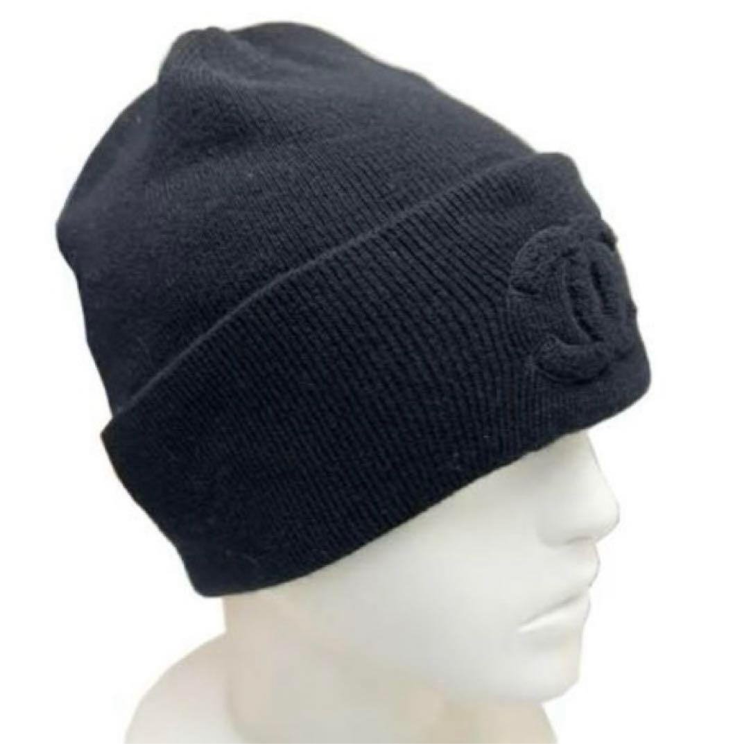 Akane W●漆黒●シャネル●ビーニー●ニット●ジェニ着用●ココマーク●