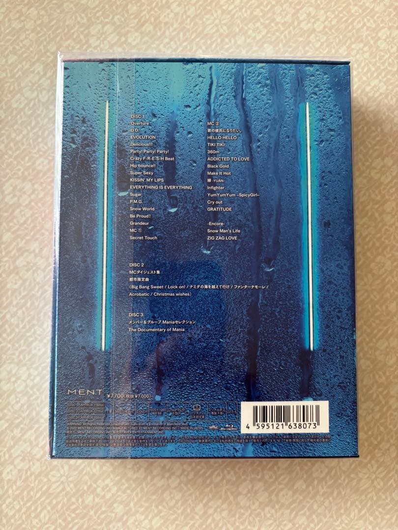  Man LIVE TOUR 2021 Mania Blu-ray新品