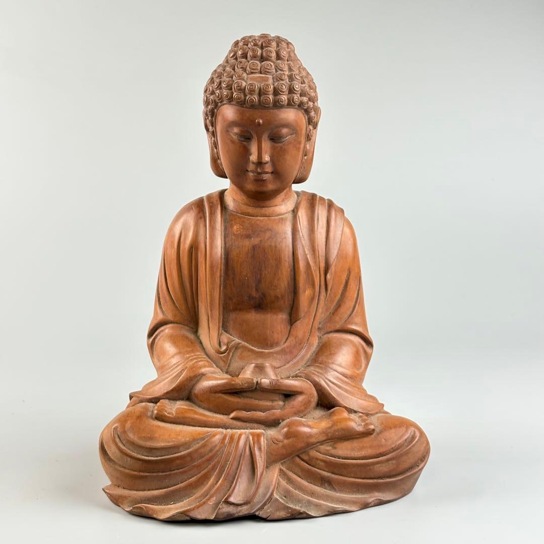 仏教美術 木彫り如来 仏像