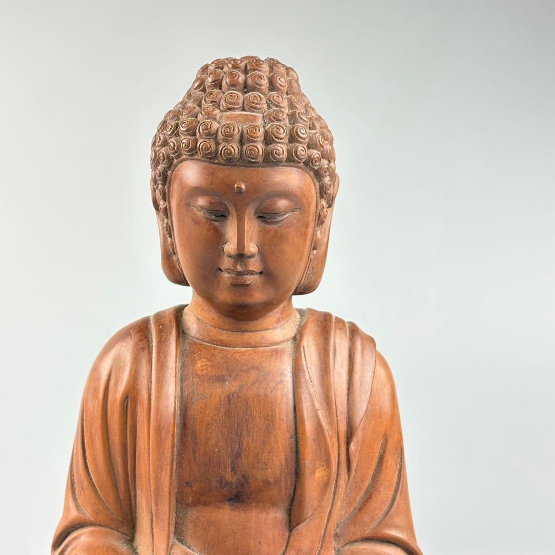 仏教美術 木彫り如来 仏像