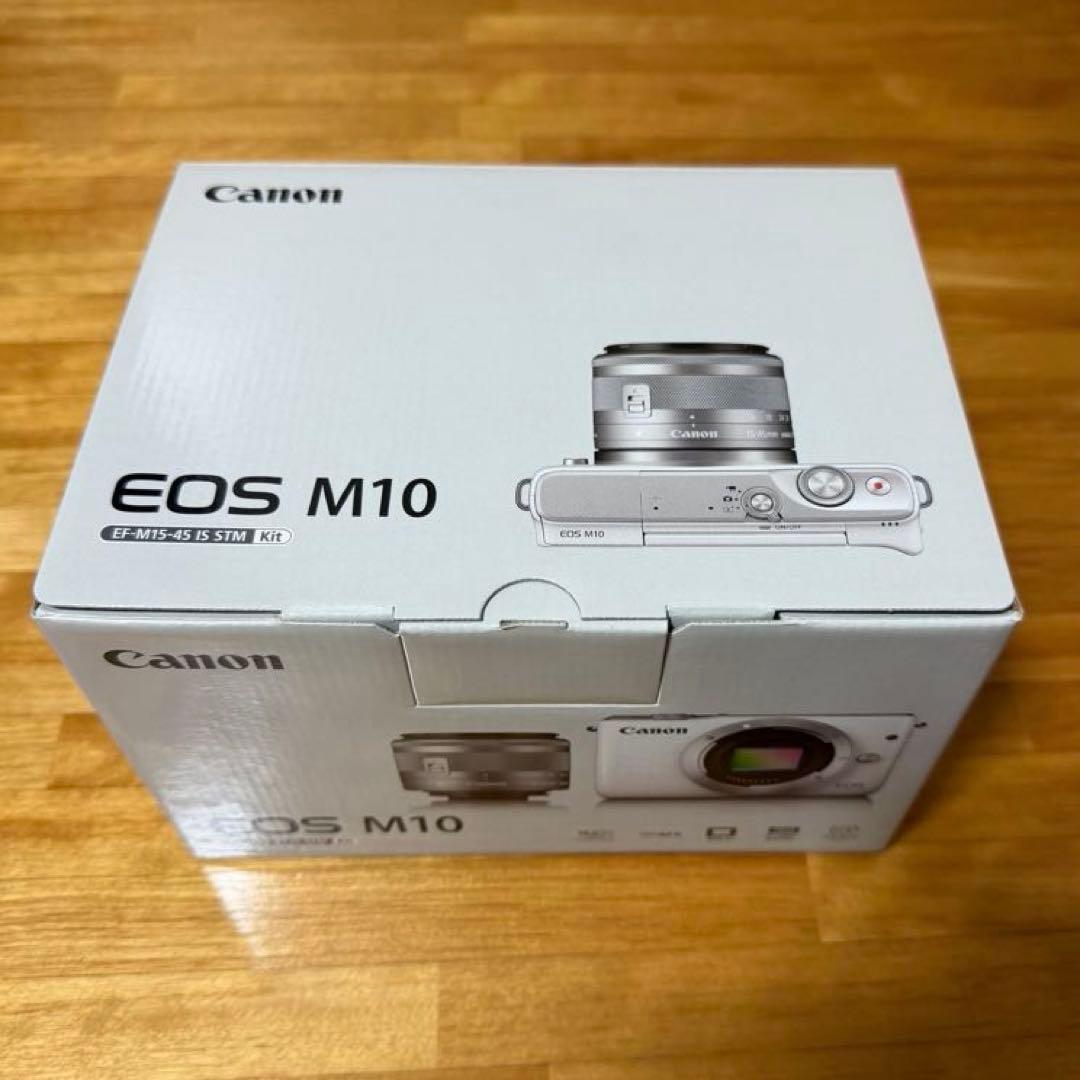 【新品未使用】Canon EOS M10 黒 ミラーレス一眼 レンズキット