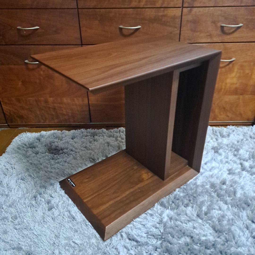 富士ファ二チア　サイドテーブル　ウォールナット