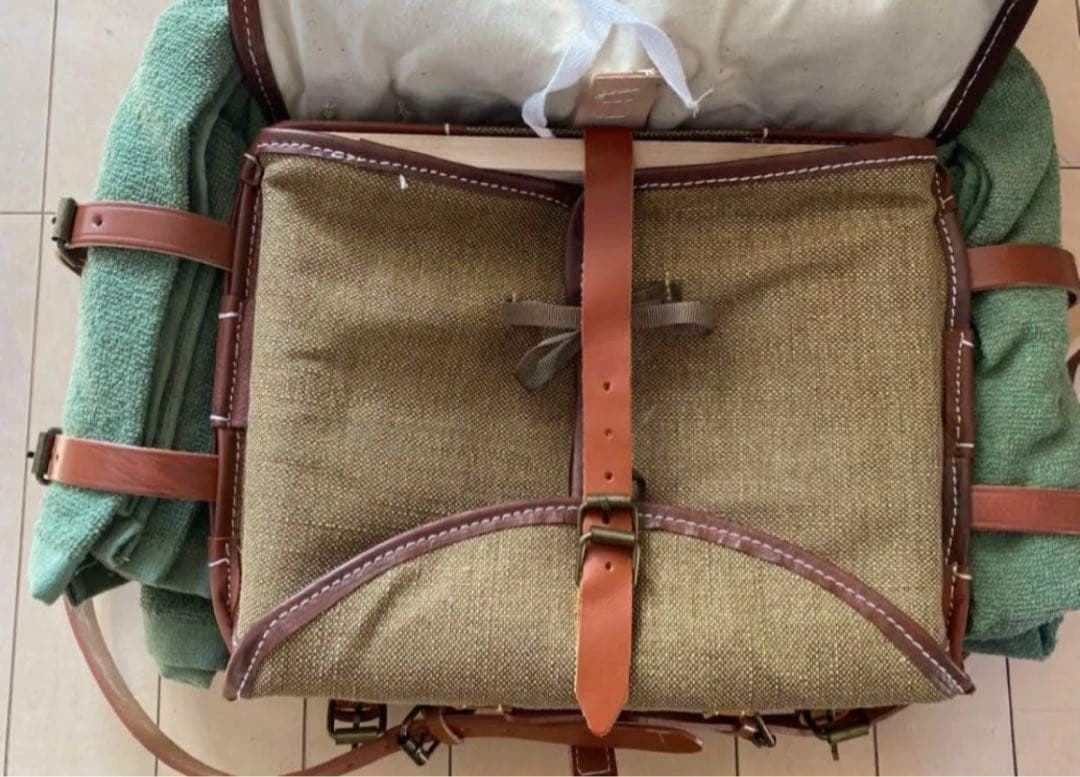 ★アカリ★日本軍　昭五式背嚢 昭5式装備 （複製品）、飯盒、代用毛布付き