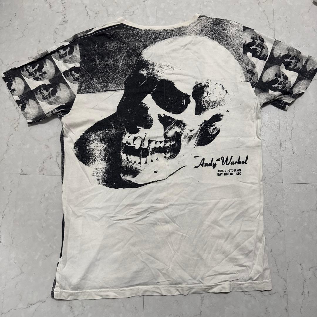 ヒステリックグラマー アンディ・ウォーホル スカル Tシャツ