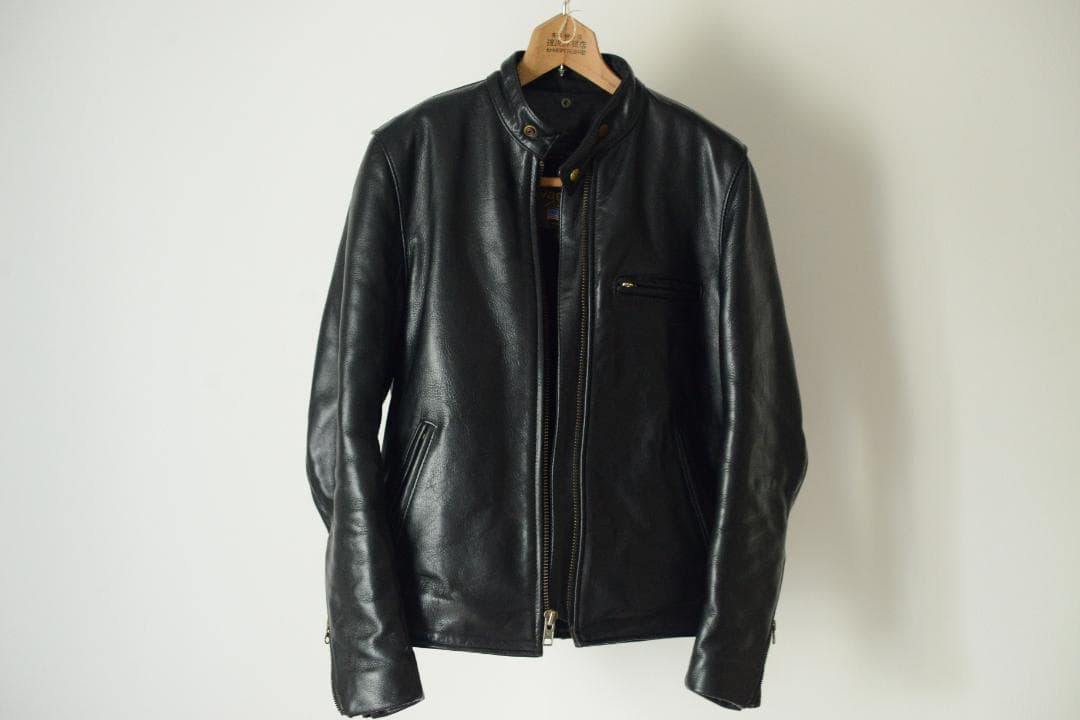 vanson レザーシングルライダースジャケット