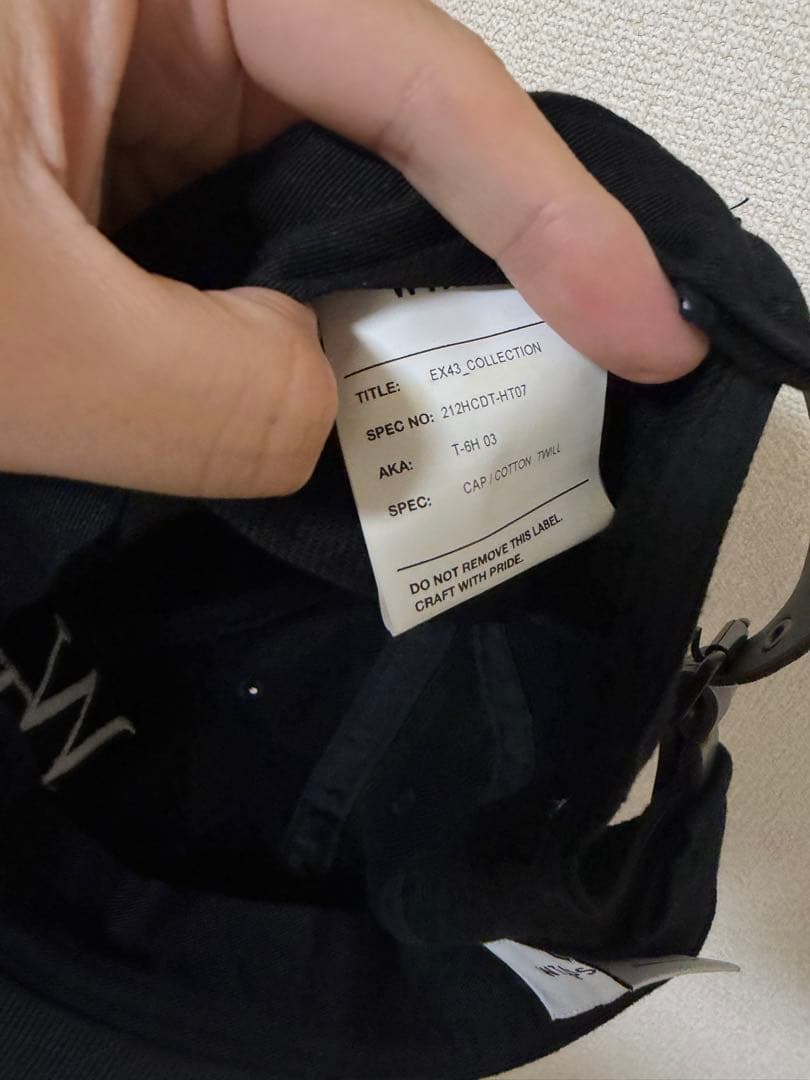 wtaps cap 21AW 212HCDT-HT07 ダブルタップス キャップ