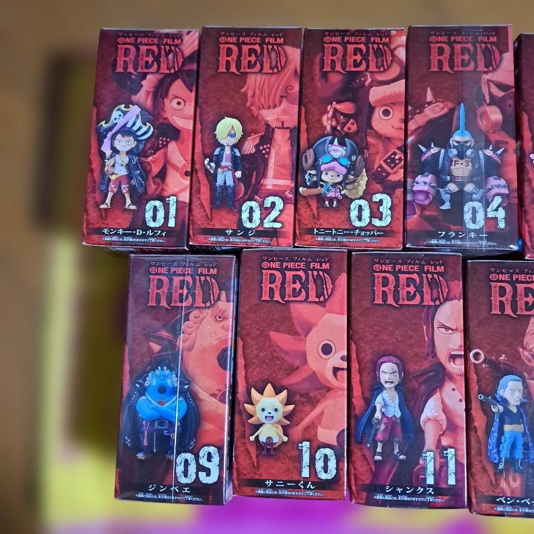 ワンピースワーコレ　映画フィルムレッド　コンプセット