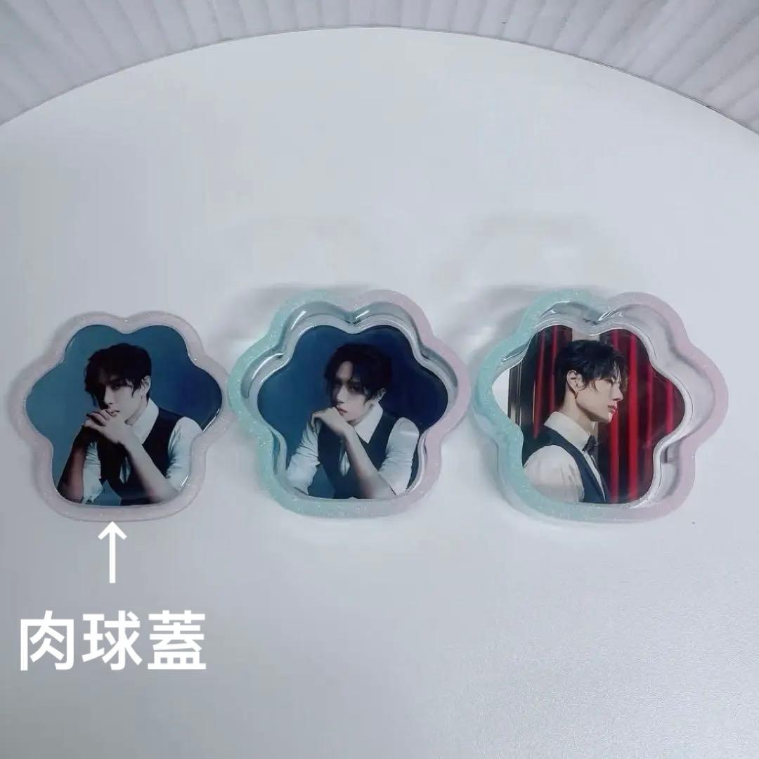 王一博 二層構造の猫の肉球レジン収納ボックス❣️6セット❣️確認用❣️0106