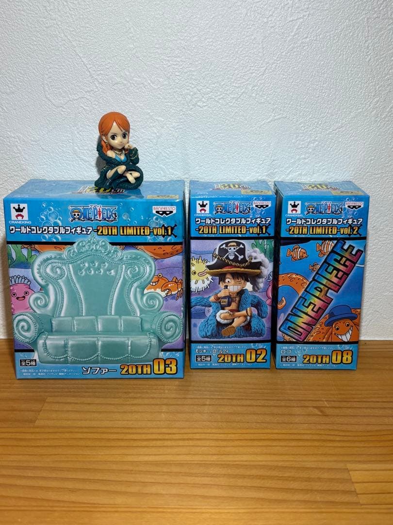 ワンピース ワールドコレクタブルフィギュア 20th LIMITED セット
