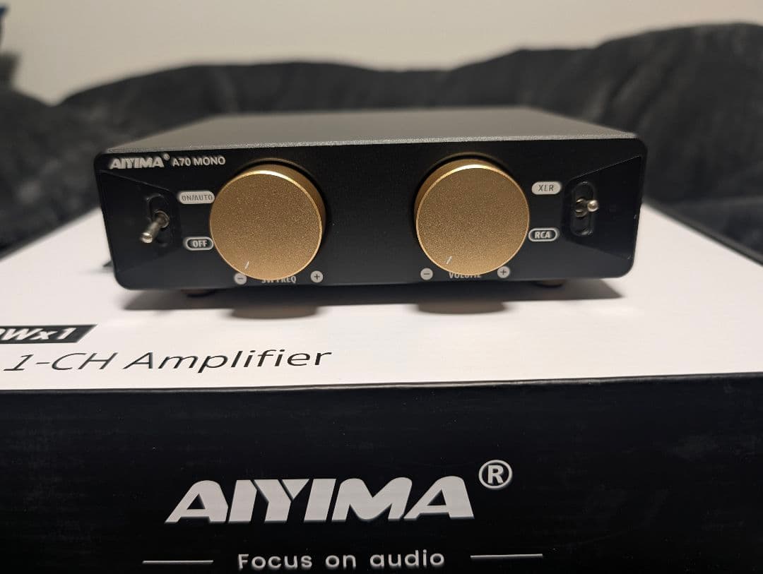 Aiyima A70 Mono 1CH パワーアンプ 2台セット