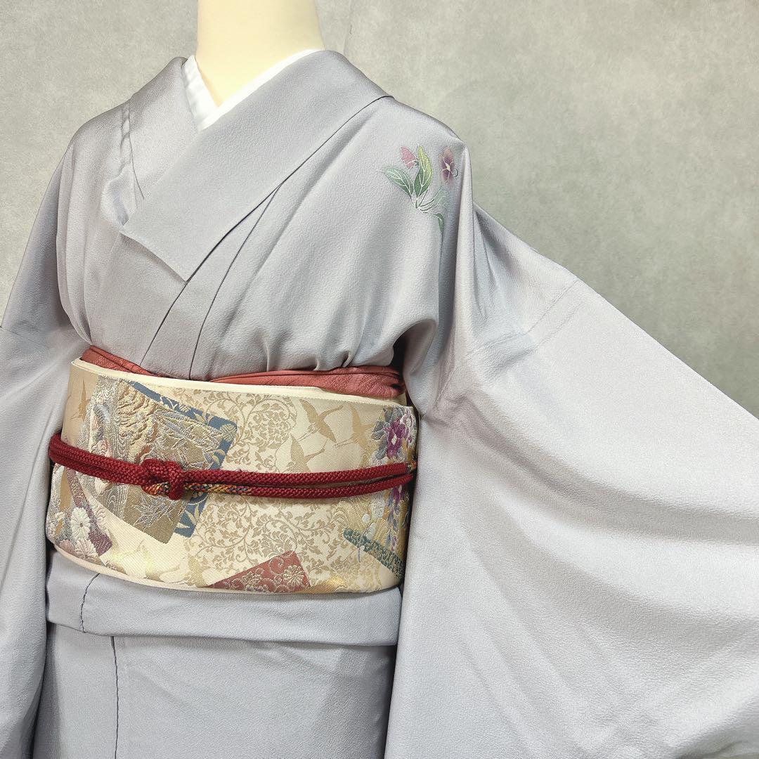 訪問着　フルセット　着物　正絹　　友禅染　七五三　お宮参り　G12