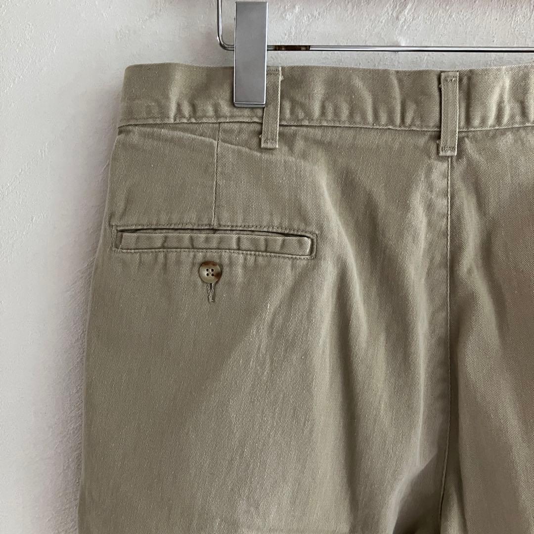 USA製 初期タグ Ralph Lauren タックチノ チノパン 34