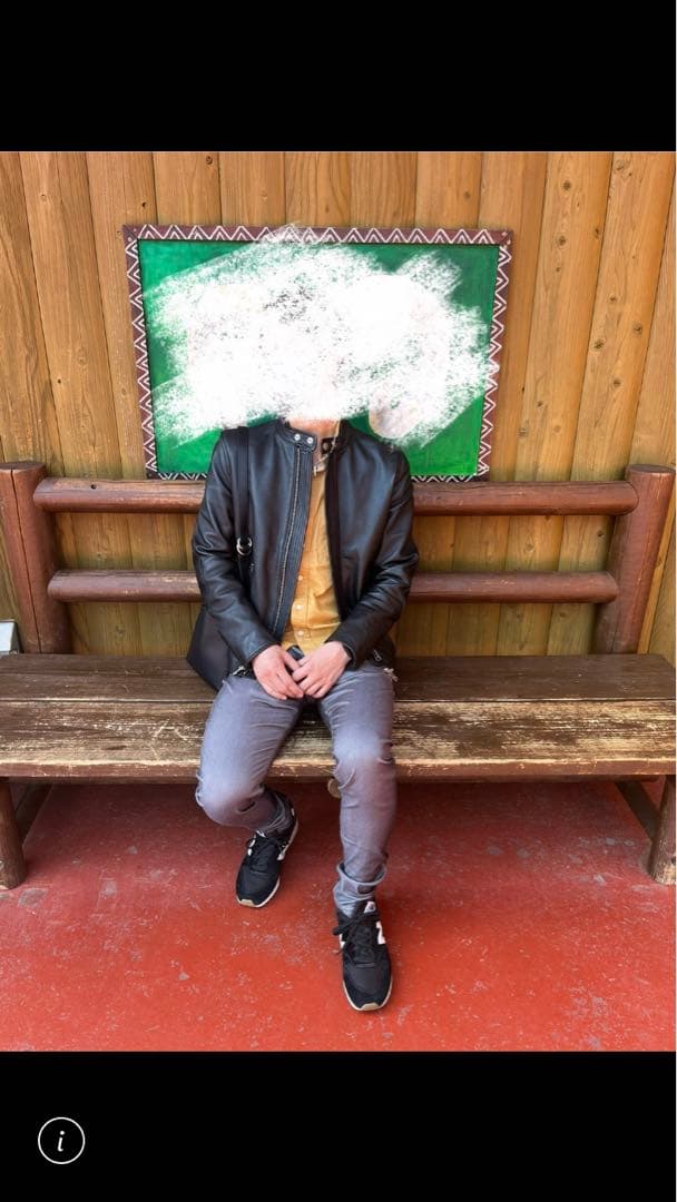 【美品】DIESEL ライダース　革ジャン 羊革 ディーゼル　レザー　黒