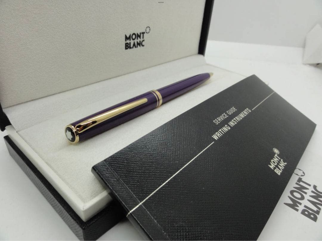 未使用に近い品！非常に稀少な軸色ダークパープル逸品！非常にレアモデル★モンブラン