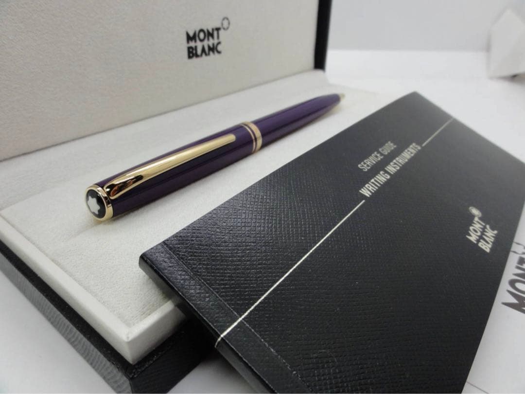 未使用に近い品！非常に稀少な軸色ダークパープル逸品！非常にレアモデル★モンブラン