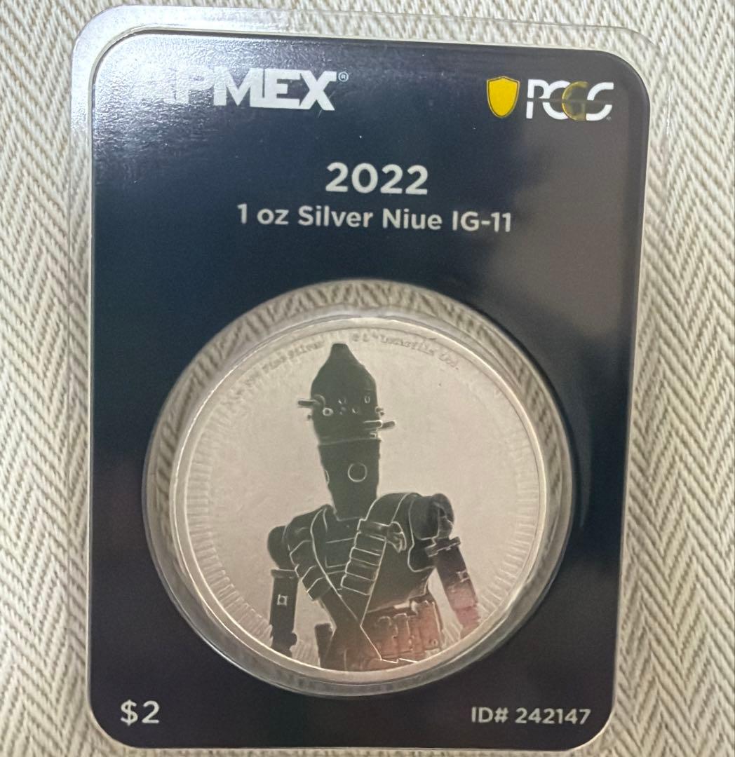2022 ニウエ1oz銀貨 スターウォーズ IG-11
